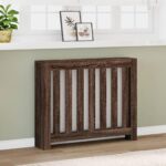 Radiatorskjuler 104x20x82 cm konstrueret træ brun egetræ - Kategori: 4 Radiatorskjuler 104x20x82 cm konstrueret træ brun egetræ