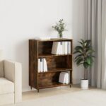 Skab 69,5×32,5×90 cm konstrueret træ røget egetræ - Kategori: 4 Skab 69,5x32,5x90 cm konstrueret træ røget egetræ