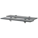 Svævehylde 2 stk. 50 x 10 cm 8 mm glas - Kategori: 4 Svævehylde 2 stk. 50 x 10 cm 8 mm glas