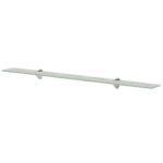 Svævehylde glas 100×20 cm 8 mm - Kategori: Stilfulde svævehylder 4 Svævehylde glas 100x20 cm 8 mm