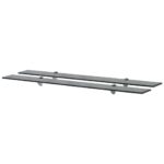 Svævehylder 2 stk. 100 x 20 cm 8 mm glas - Kategori: Stilfulde svævehylder 4 Svævehylder 2 stk. 100 x 20 cm 8 mm glas
