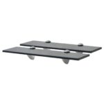 Svævehylder 2 stk. 40 x 10 cm 8 mm glas - Kategori: 4 Svævehylder 2 stk. 40 x 10 cm 8 mm glas