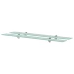Svævehylder 2 stk. 90 x 20 cm 8 mm glas - Kategori: 4 Svævehylder 2 stk. 90 x 20 cm 8 mm glas
