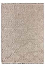 TEPPI Beverly Hall gulvtæppe, rektangulær – beige polypropylen (100×200) - Kategori: 4 TEPPI Beverly Hall gulvtæppe, rektangulær - beige polypropylen (100x200)