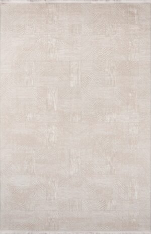 TEPPI Leo Hall gulvtæppe, rektangulær - creme polypropylen/polyester (80x250)
