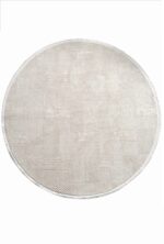 TEPPI Leo gulvtæppe m. mønster, rund – creme polypropylen/polyester (Ø160) - Kategori: Stilfulde plaids og tæpper 4 TEPPI Leo gulvtæppe m. mønster, rund - creme polypropylen/polyester (Ø160)