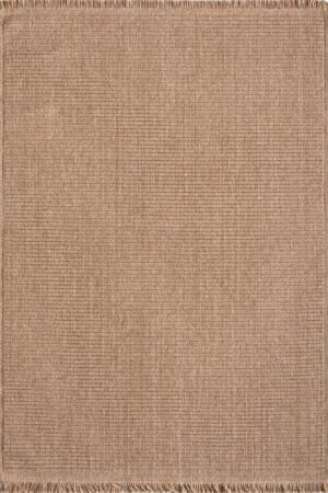 TEPPI Vlora TEPPI Vlora gulvtæppe m. frynser, rektangulær - beige polypropylen (100x300)