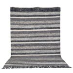 VENTURE DESIGN Agra gulvtæppe – grå og blå uld (170×240) - Kategori: Stilfulde plaids og tæpper 4 VENTURE DESIGN Agra gulvtæppe - grå og blå uld (170x240)