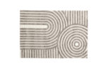 VENTURE DESIGN Nikita gulvtæppe, rektangulær – grå/hvid polyester (290×200) - Kategori: Stilfulde plaids og tæpper 4 VENTURE DESIGN Nikita gulvtæppe, rektangulær - grå/hvid polyester (290x200)