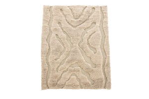 VIND COLLECTION Trondheim x Josefin Lustig gulvtæppe, rektangulær - beige uld (170x240)