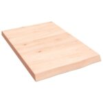Væghylde 40x60x(2-4) cm ubehandlet massivt egetræ - Kategori: Egetræshylder til hjemmet 4 Væghylde 40x60x(2-4) cm ubehandlet massivt egetræ