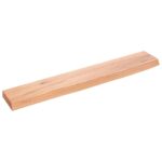 Væghylde 60x10x2 cm behandlet massivt egetræ lysebrun - Kategori: 4 Væghylde 60x10x2 cm behandlet massivt egetræ lysebrun