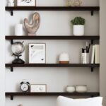 Væghylde 80x10x4 cm behandlet massivt egetræ mørkebrun - Kategori: 4 Væghylde 80x10x4 cm behandlet massivt egetræ mørkebrun