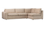 WOOOD EXCLUSIVE Freek hjørnesofa, højre - varm beige polyester