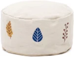 Yanil, Puf, flerfarvet, H20x40x40 cm, stof