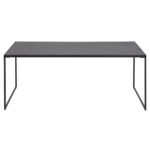 ACT NORDIC Infinity rektangulær sofabord – sort melamin m. marmorprint og sort metal (120×60) - Kategori: 4 ACT NORDIC Infinity rektangulær sofabord - sort melamin m. marmorprint og sort metal (120x60)