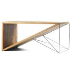 Ago sofabord i massiv egetræ og rustfrit stål Flere størrelser – 60×60 cm - Kategori: 4 Ago sofabord i massiv egetræ og rustfrit stål Flere størrelser - 60x60 cm