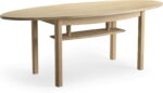 Aicia, Sofabord, hvidoileret egetræ, H57x56x140 cm - Kategori: 4 Aicia, Sofabord, hvidoileret egetræ, H57x56x140 cm