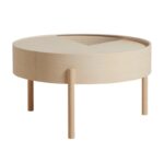 Arc sofabord i træ Ø66×38 cm WOUD – Sort asketræ - Kategori: 4 Arc sofabord i træ Ø66x38 cm WOUD - Sort asketræ