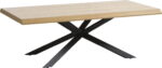 Arno, Sofabord, natur, H45x68x130 cm, egetræ, metal - Kategori: 4 Arno, Sofabord, natur, H45x68x130 cm, egetræ, metal