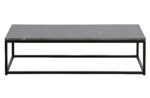 BEPUREHOME Mellow sofabord, rektangulær – sort Bidasar marmor og sort jern (120×60) - Kategori: 4 BEPUREHOME Mellow sofabord, rektangulær - sort Bidasar marmor og sort jern (120x60)