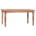 Batavia-sofabord 90x50x45 cm massivt teaktræ hvidtet finish - Kategori: 4 Batavia-sofabord 90x50x45 cm massivt teaktræ hvidtet finish