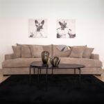 Chelsey Flydersofa | 3-personers | Mink fløjl