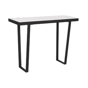 Console Home ESPRIT Hvid Sort Metal 100 x 35 x 75 cm