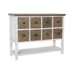 Console Hvid Sort Gran 104 x 35 x 80,5 cm - Kategori: 4 Console Hvid Sort Gran 104 x 35 x 80,5 cm