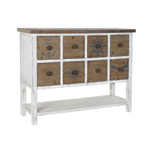 Console Hvid Sort Gran 104 x 35 x 80,5 cm