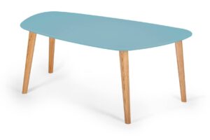 Endocarp Sofabord 110x66x45cm - Gentle Blue / Asketræ