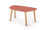 Endocarp Sofabord 80x48x40cm Antik pink/Asketræ