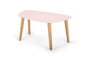 Endocarp Sofabord 80x48x40cm Powderpink / Asketræ