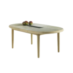 GREENFURNITURE ovalt sofabord m. klinke | Massiv træ - Kategori: 4 GREENFURNITURE ovalt sofabord m. klinke | Massiv træ