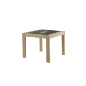 GREENFURNITURE sofabord m. klinke 65x65 cm | Massiv træ