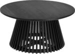 Jeanette, Sofabord, sort, H40x80x80 cm, massivt træ - Kategori: 4 Jeanette, Sofabord, sort, H40x80x80 cm, massivt træ