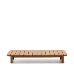 LAFORMA Turqueta udendørs sofabord, rektangulær - natur teaktræ (140x70)