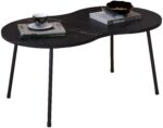 Minimalistisk sofabord med bordplade i marmor-look, 42 x 90 x 41 cm - Kategori: 4 Minimalistisk sofabord med bordplade i marmor-look, 42 x 90 x 41 cm