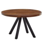 Modernt sofabord i massivt sheesham-træ, 60x60x35 cm - Kategori: 4 Modernt sofabord i massivt sheesham-træ, 60x60x35 cm