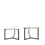 NORDVÄRK Bellisimo sofabord – glas og mat sort metal (sæt med 2) - Kategori: Sofa 4 NORDVÄRK Bellisimo sofabord - glas og mat sort metal (sæt med 2)