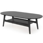 Ovalt Woodman sofabord i egetræ 130x60x39 cm Flere varianter – Egetræ - Kategori: 4 Ovalt Woodman sofabord i egetræ 130x60x39 cm Flere varianter - Egetræ
