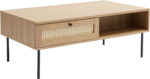 Pensacola, Sofabord, natur, H42x110 cm, egetræ, rattan - Kategori: 4 Pensacola, Sofabord, natur, H42x110 cm, egetræ, rattan