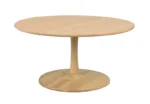 ROWICO Hobart sofabord, rund – natur eg (Ø90) - Kategori: 4 ROWICO Hobart sofabord, rund - natur eg (Ø90)