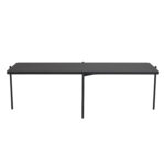 ROWICO Shelton sofabord – sort asketræ og sort metal (145×60) - Kategori: 4 ROWICO Shelton sofabord - sort asketræ og sort metal (145x60)