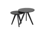 ROWICO Yumi sofabord – sort egetræ, rundt, 2 stk - Kategori: Sofa 4 ROWICO Yumi sofabord - sort egetræ, rundt, 2 stk