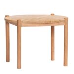 Rundt Hübsch Trava sofabord i egetræ Ø60×44 cm - Kategori: 4 Rundt Hübsch Trava sofabord i egetræ Ø60x44 cm