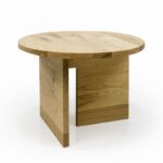 Rundt sofabord i olieret massiv egetræ på Ø45×32 cm - Kategori: 4 Rundt sofabord i olieret massiv egetræ på Ø45x32 cm