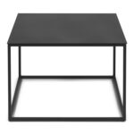SPINDER DESIGN Store sofabord - sort stål (60x60)