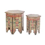 Sæt med 2 borde Araber 48 x 41,5 x 49 cm - Kategori: 4 Sæt med 2 borde Araber 48 x 41,5 x 49 cm