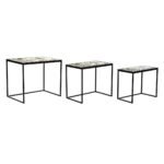 Sæt med 3 borde Sort Grøn Gylden 60 x 40 x 50 cm - Kategori: 4 Sæt med 3 borde Sort Grøn Gylden 60 x 40 x 50 cm